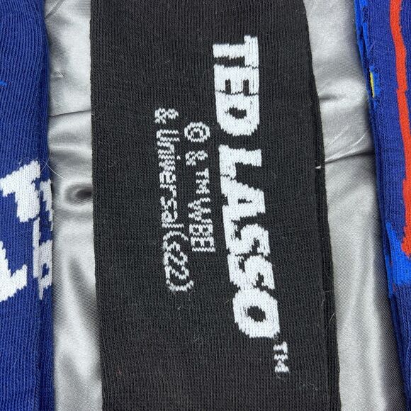 Ted Lasso Men's Multi-Color 3-Pair Low Cut Socks Size 6-12 Stocking Stuffers Fun - Picture 7 of 8